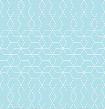 kesintisiz geometrik çizgi kılavuz vektör küpleri deseni