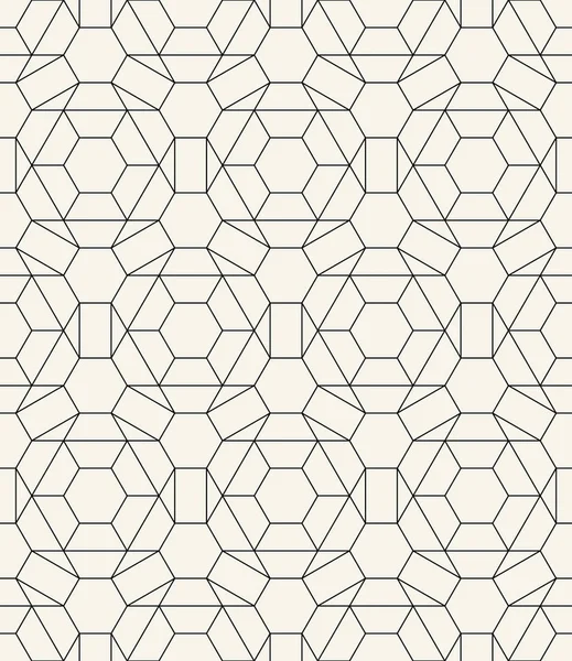 Cuadrícula geométrica patrón vectorial sin costura fondo mínimo — Archivo Imágenes Vectoriales