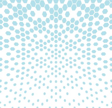 Altıgen noktalı degrade geometrik deco desen arka plan