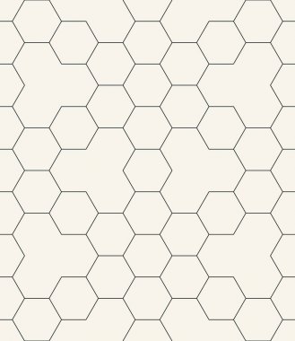 geometrik altıgen sorunsuz vektör ızgara desen arka plan