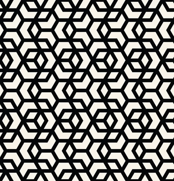 Línea geométrica inconsútil cuadrícula vector cubos patrón — Archivo Imágenes Vectoriales