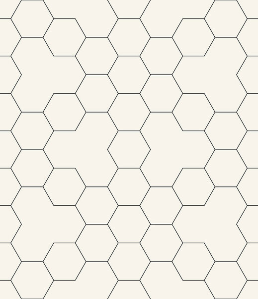 geometric hexagon seamless vector grid pattern background