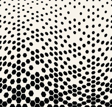 Altıgen noktalı degrade geometrik deco desen arka plan