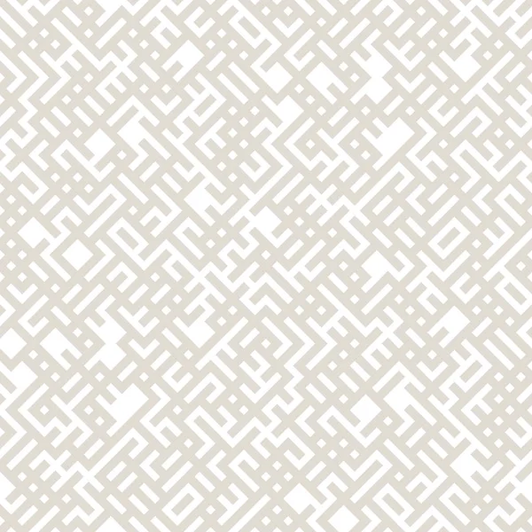 Геометрические линии лабиринт бесшовный абстрактный шаблон — стоковый вектор