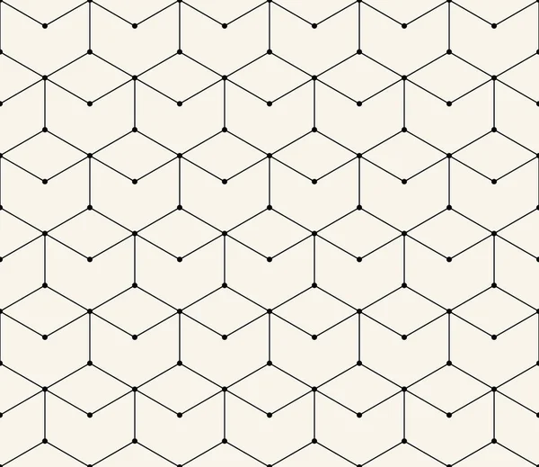 kesintisiz geometrik çizgi kılavuz vektör altıgen deseni