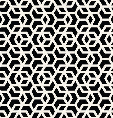 kesintisiz geometrik çizgi kılavuz vektör küpleri deseni