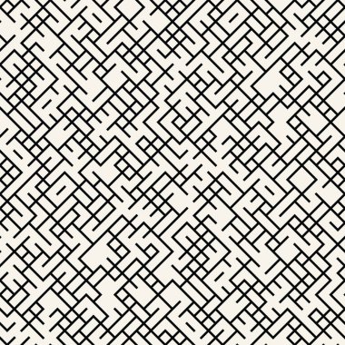 geometrik çizgiler labirent Dikişsiz soyut desen