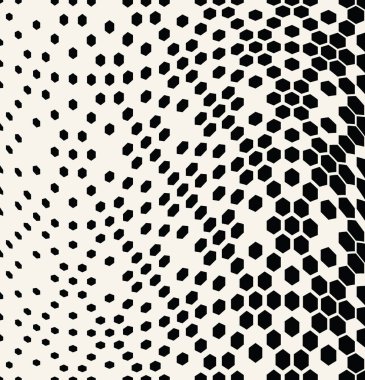 Altıgen noktalı degrade geometrik deco desen arka plan