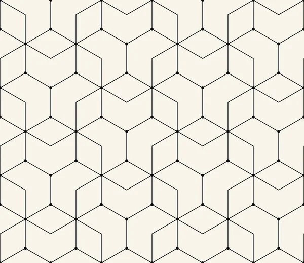 kesintisiz geometrik çizgi kılavuz vektör altıgen deseni