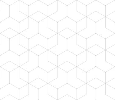 kesintisiz geometrik çizgi kılavuz vektör altıgen deseni