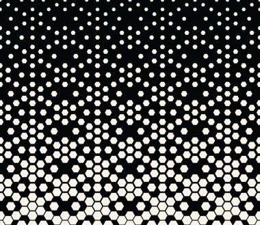 Altıgen noktalı degrade geometrik deco desen arka plan