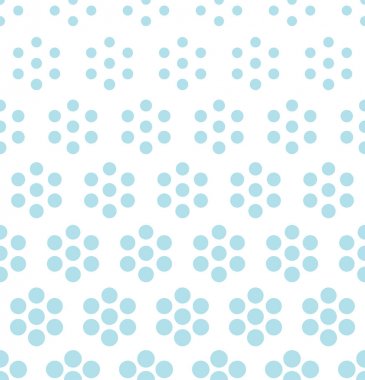 geometrik sorunsuz çiçek yarım ton vektör desen