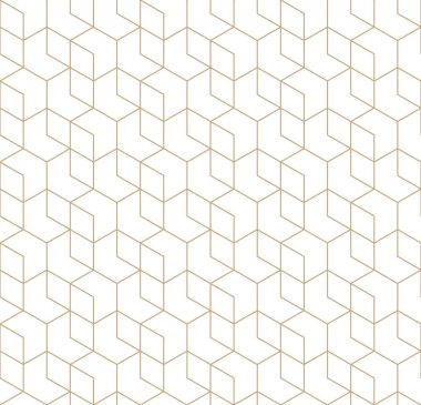 kesintisiz geometrik çizgi kılavuz vektör altıgen deseni