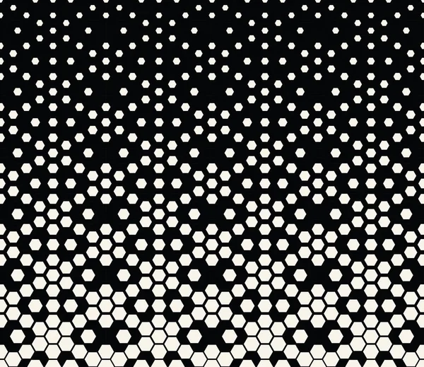 Hexagon halbtonverlauf geometrisches deko-muster hintergrund — Stockvektor