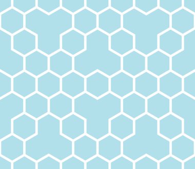 geometrik altıgen sorunsuz vektör ızgara desen arka plan