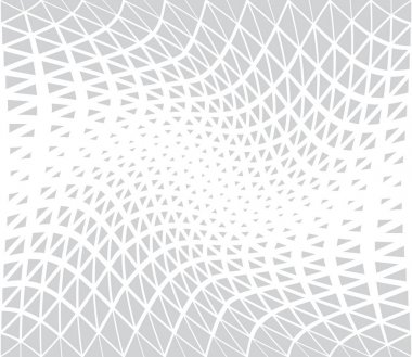 geometrik noktalı degrade üçgen sorunsuz vektör desen