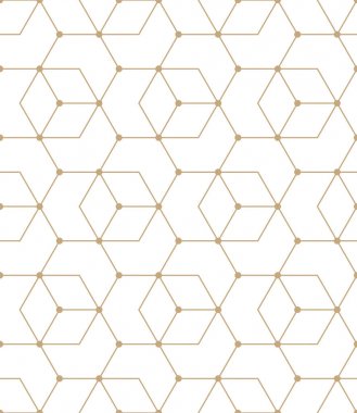 kesintisiz geometrik çizgi kılavuz vektör küpleri deseni