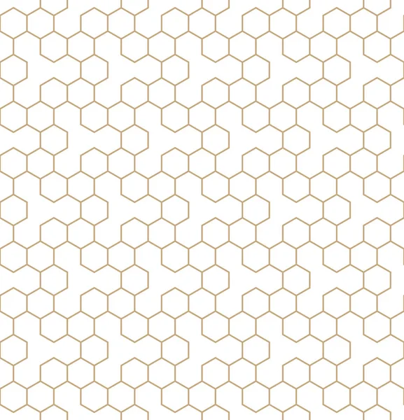 Vector hexágono geométrico sin costura patrón de fondo — Archivo Imágenes Vectoriales