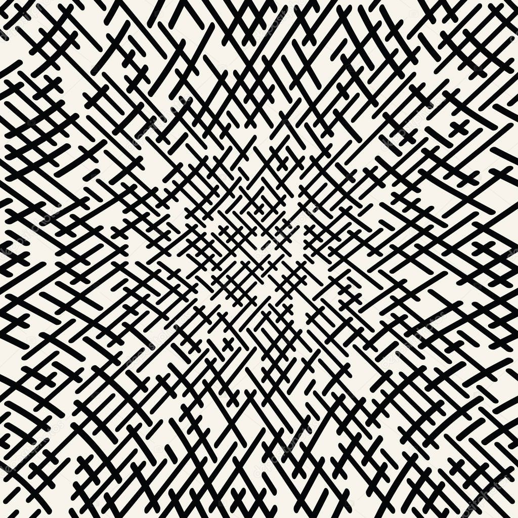 geometric lines maze seamless abstract pattern