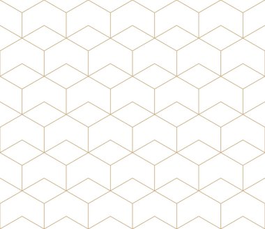 kesintisiz geometrik çizgi kılavuz vektör altıgen deseni