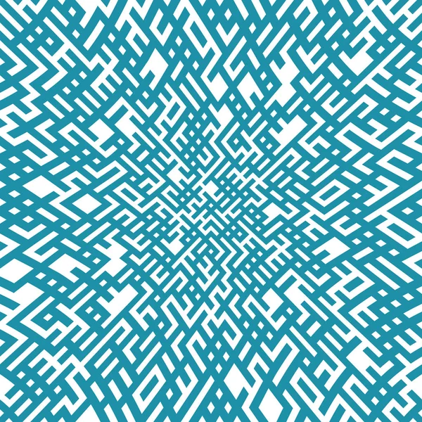 Lignes géométriques labyrinthe motif abstrait sans couture — Image vectorielle