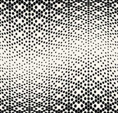 Altıgen noktalı degrade geometrik deco desen arka plan