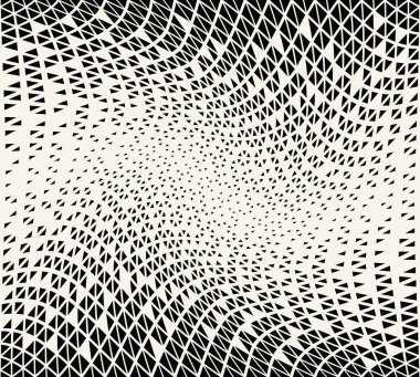 Soyut geometrik hipster moda baskı üçgeni deseni