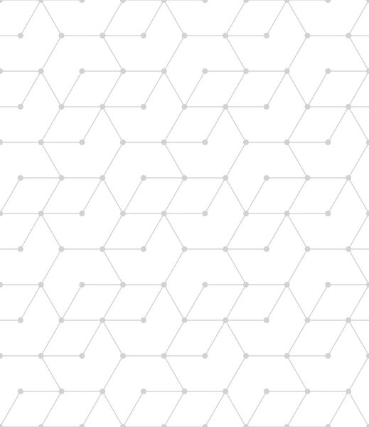 бесшовная геометрическая сетка векторного шестиугольника
