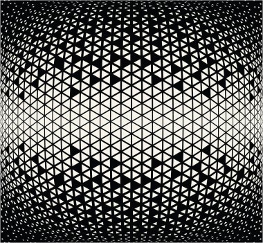 Soyut geometrik hipster moda baskı üçgeni deseni