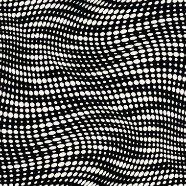 geometrik nokta yarı ton sorunsuz vektör desen tasarım