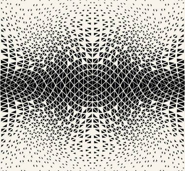 Soyut geometrik hipster moda baskı üçgeni deseni