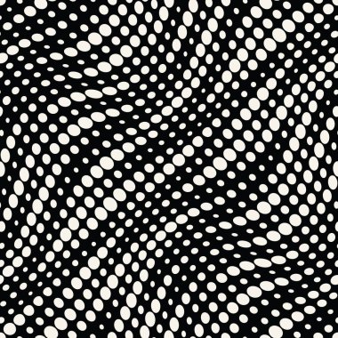 geometrik nokta noktalı degrade Dikişsiz desen tasarım