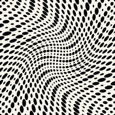 geometrik nokta noktalı degrade Dikişsiz desen tasarım