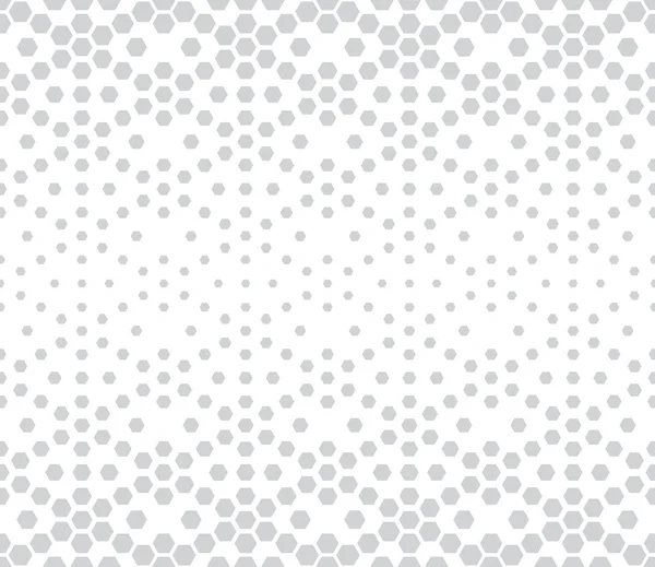 Hexagon halvton gradient geometriska deco mönster bakgrund — Stock vektor