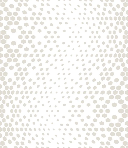 Hexagon halftone gradient geometric deco pattern background — стоковый вектор