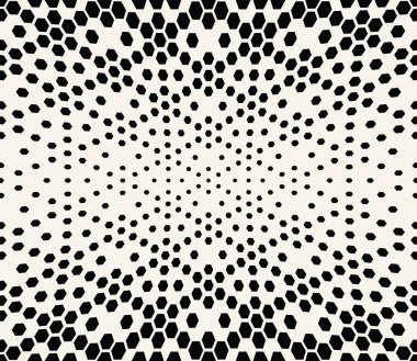 Altıgen noktalı degrade geometrik deco desen arka plan