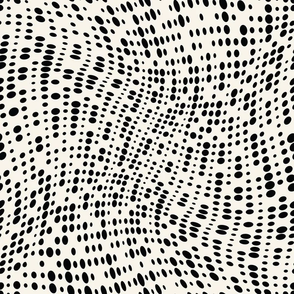 Geometrische stippen halftone kleurovergang naadloze patroon ontwerp — Stockvector