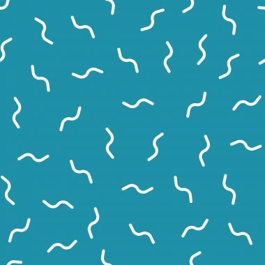 Memphis tarzı soyut deco sanat desen