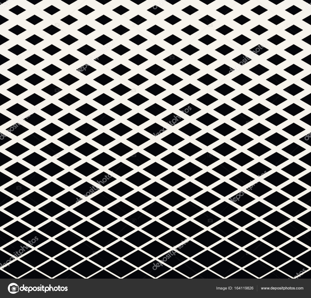 Diamond seamless geometric gradient vector pattern — Stock Vector