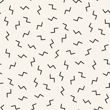 Memphis tarzı soyut deco sanat desen