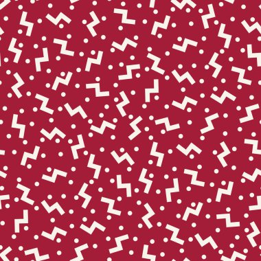 Memphis tarzı soyut deco sanat desen