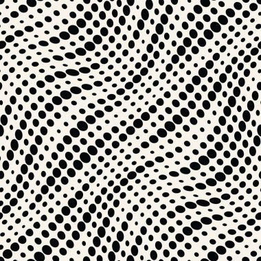 geometrik nokta noktalı degrade Dikişsiz desen tasarım