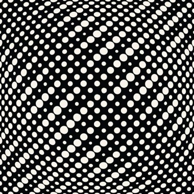 geometrik nokta noktalı degrade Dikişsiz desen tasarım