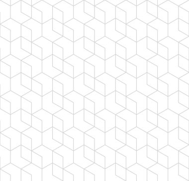 kesintisiz geometrik çizgi kılavuz vektör altıgen deseni