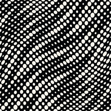 geometrik nokta yarı ton sorunsuz vektör desen tasarım