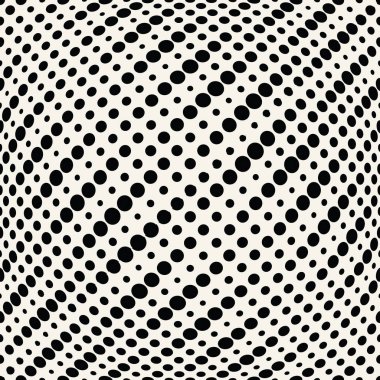 geometrik nokta noktalı degrade Dikişsiz desen tasarım