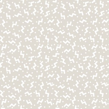 Memphis tarzı soyut deco sanat desen