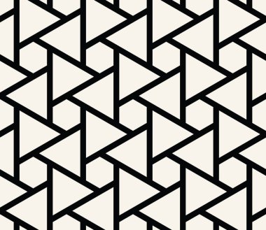 kesintisiz geometrik üçgen altıgen ızgara desen
