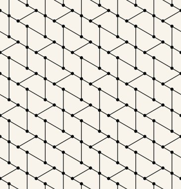 kesintisiz geometrik pentagon ızgara desen