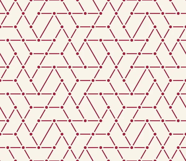 Simple seamless geometric grid vector pattern — Stock Vector